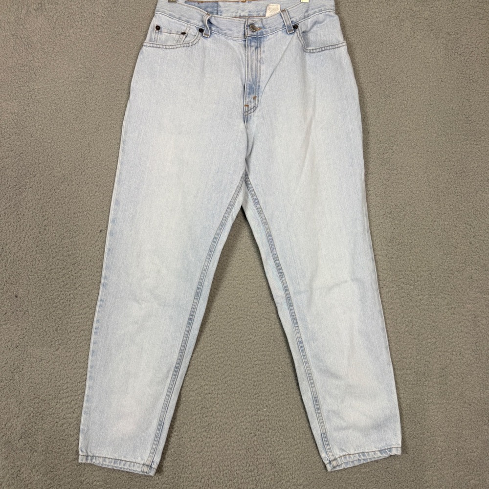 Vintage Levis 550 Relaxed Fit Tapered Leg Jeans Light Wash Made in USA 10 Pet M